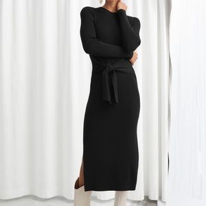 & Other Stories midi sweater dress